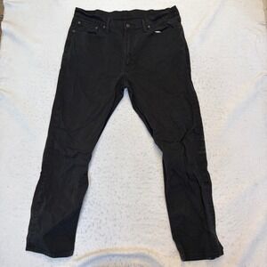 Levi's 541 Athletic Taper Jeans Mens 38x32 Black Stretch Denim